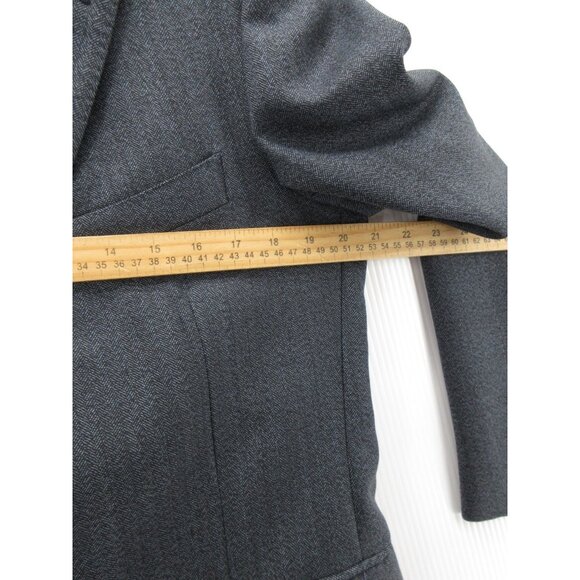Gieves & Hawkes Sport Coat 40 Blazer Wool Herringbone Jacket Italy * - Picture 5 of 16